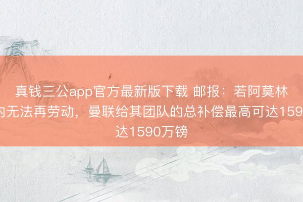 真钱三公app官方最新版下载 邮报：若阿莫林短期内无法再劳动，曼联给其团队的总补偿最高可达1590万镑